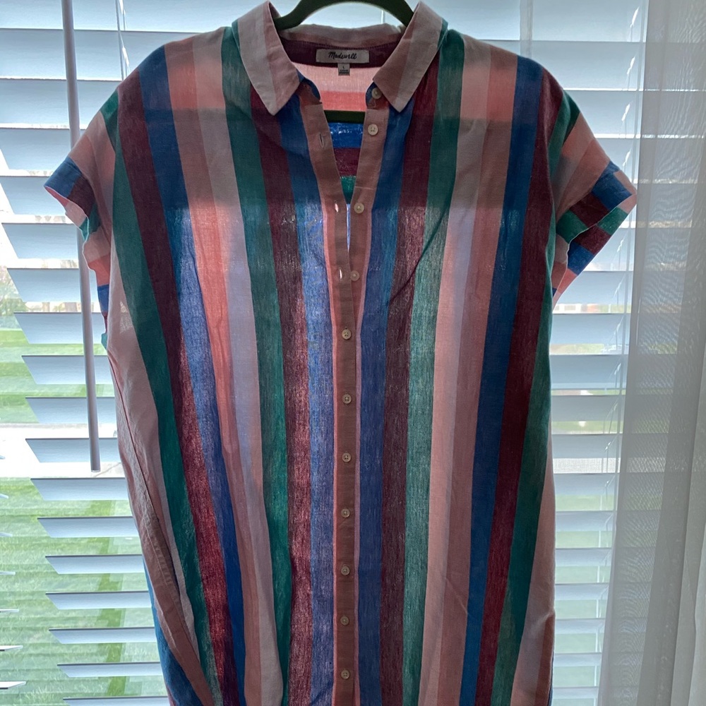 Madewell shirt dress L